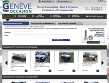 Tablet Screenshot of geneve-occasion.com